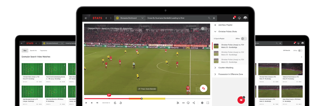 Stats Perform video and data examples that show insights