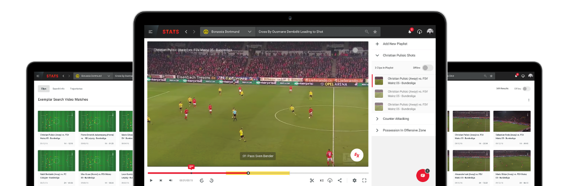 Stats Perform video and data examples that show insights