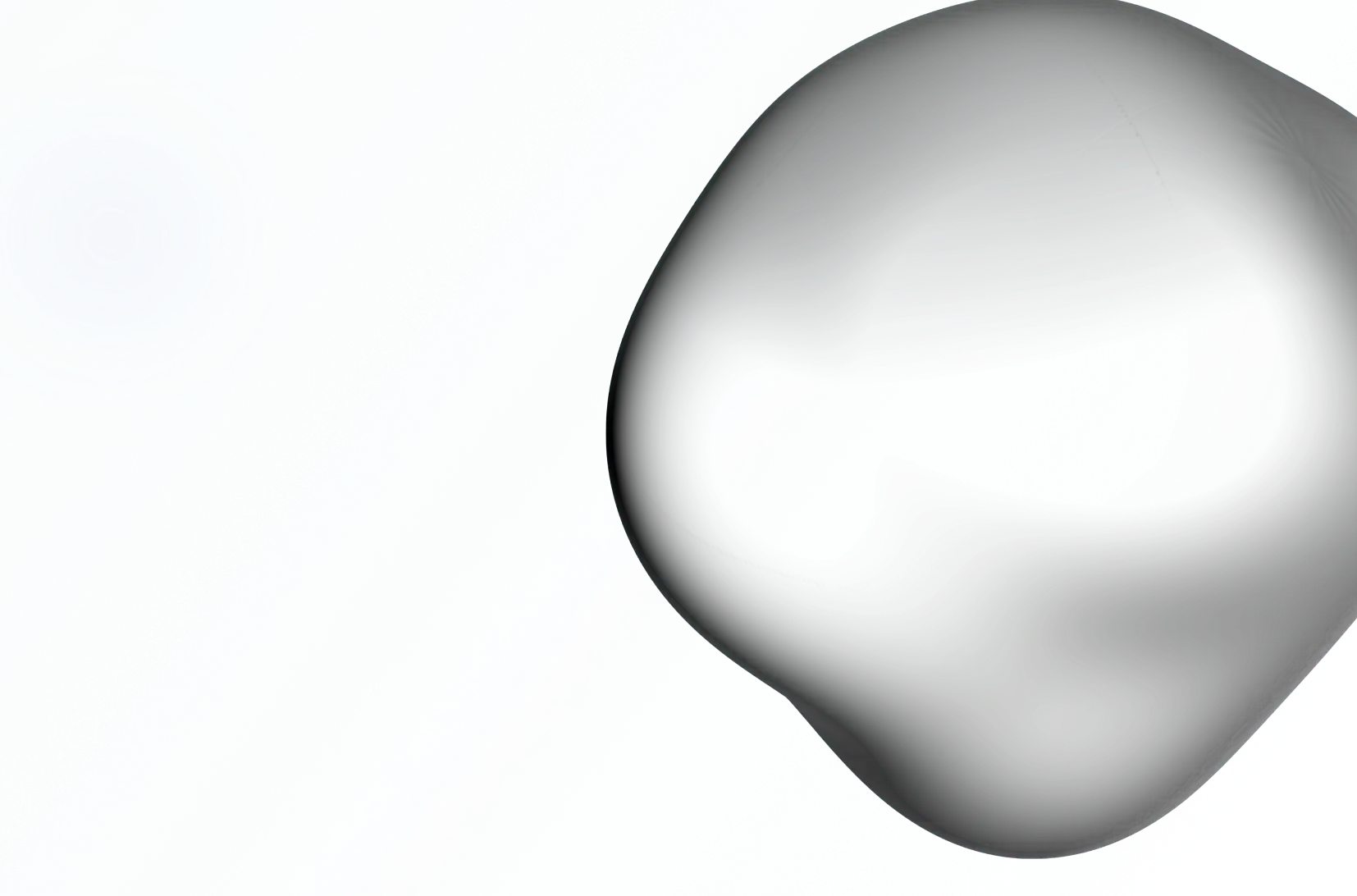 Abstract blob representing AI and user memory