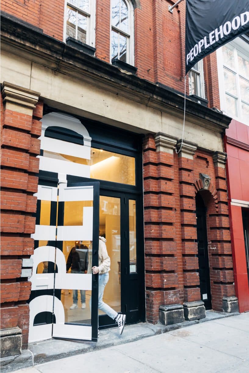 Exterior view of Peoplehood building and front door