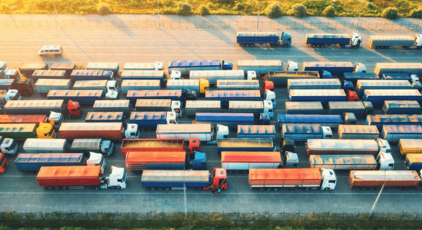 fleet of trucks