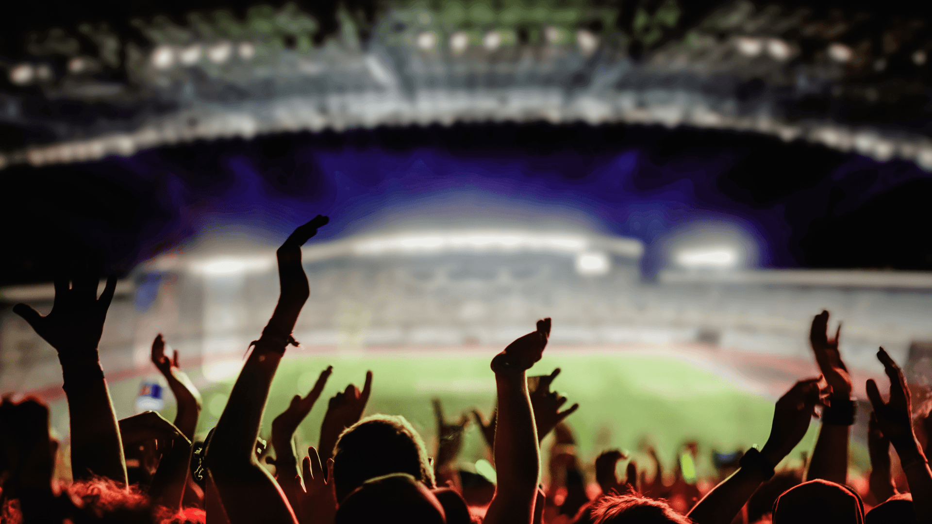 sports fans clapping