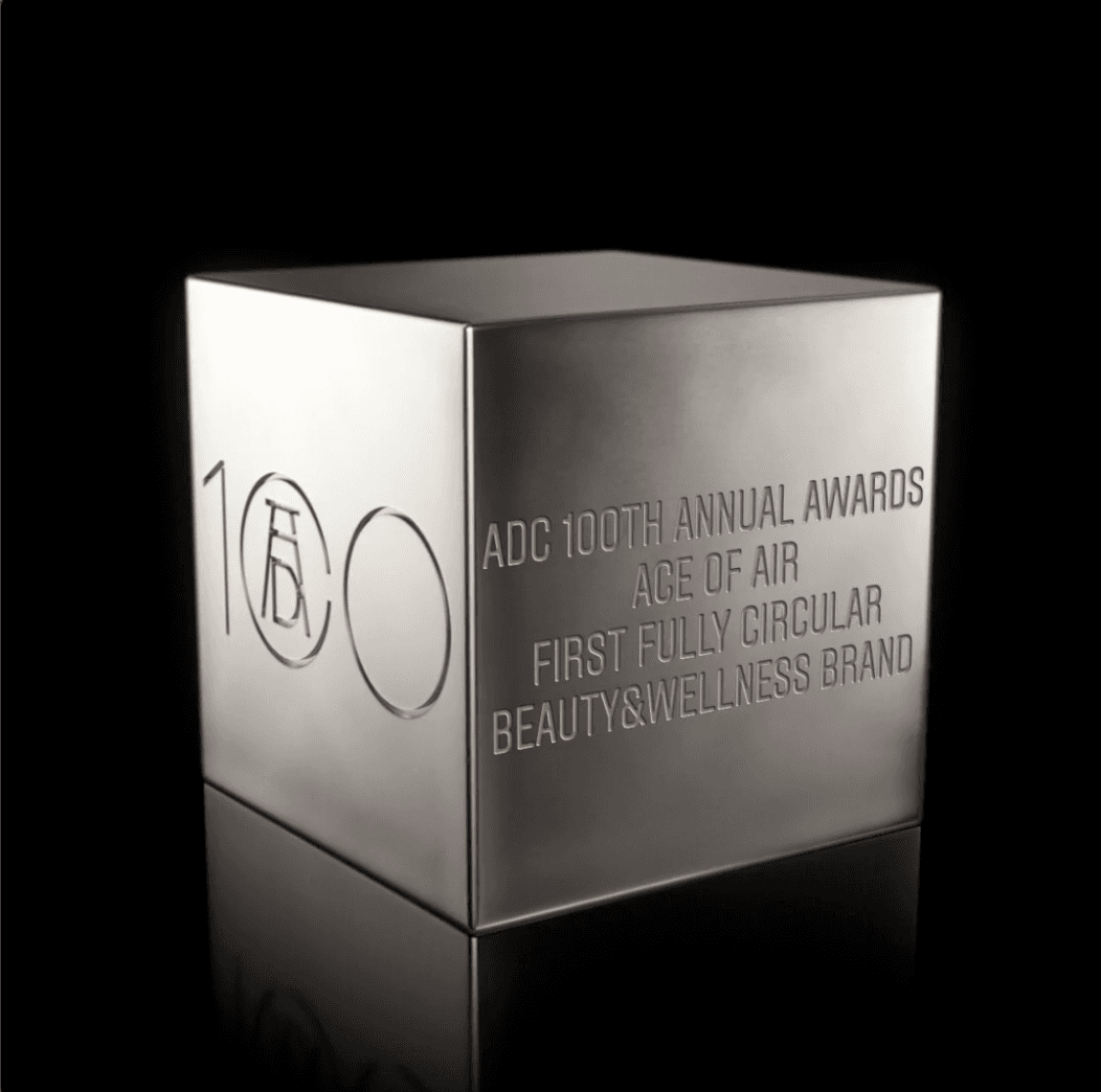 ADC 100th Annual Awards Ace of Air First Fully Circular Beauty & Wellness Brand award