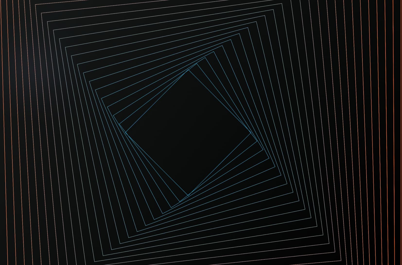 Decorative geometric pattern to represent the cross-platform development of Web TVs
