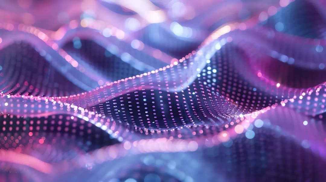 purple waves