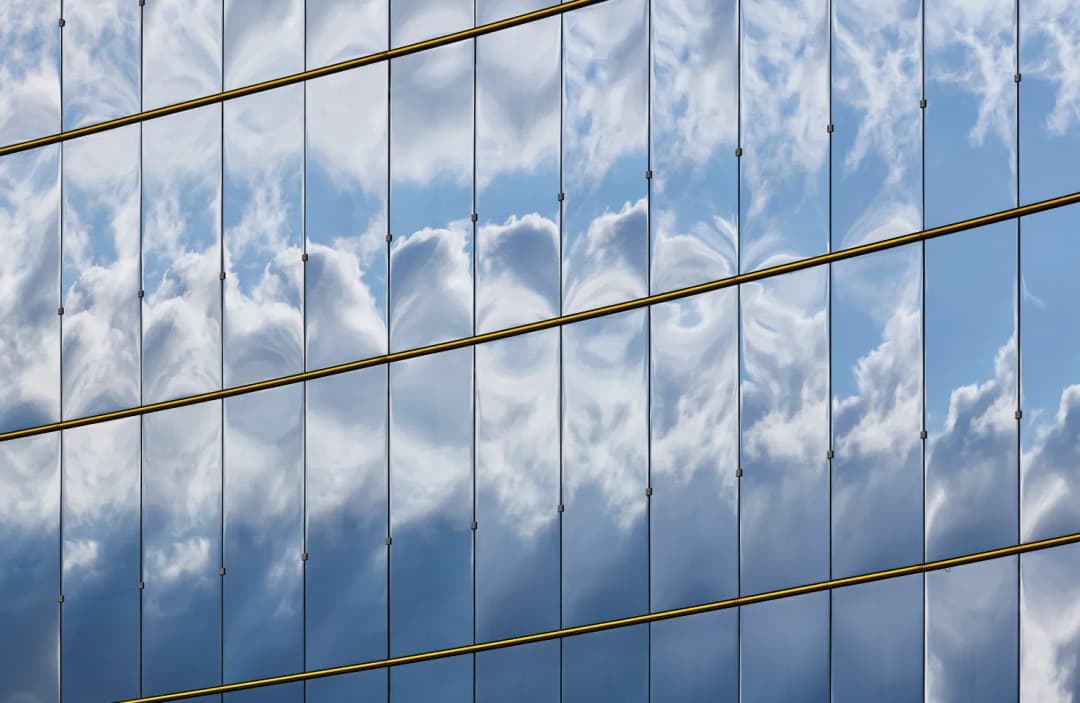 windows on commercial building