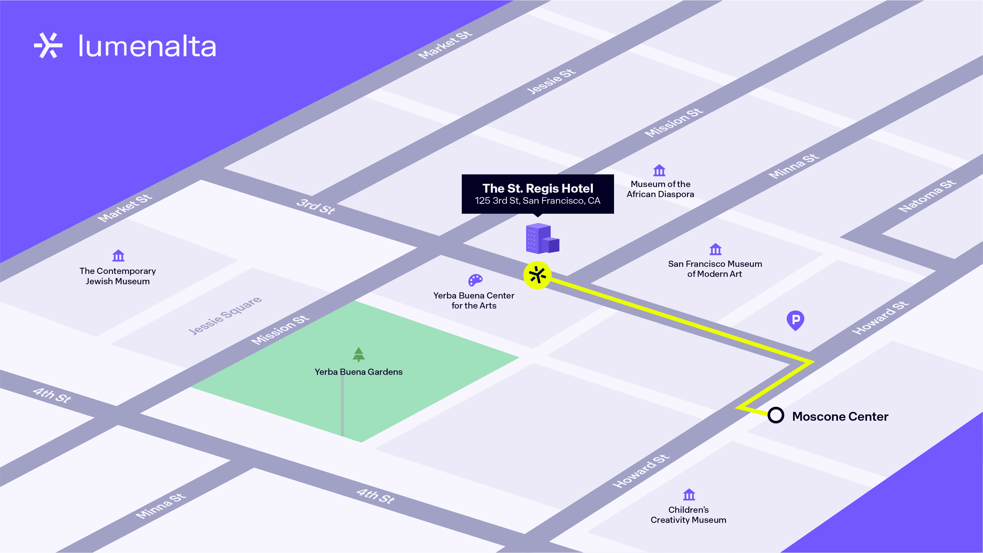 Event route map
